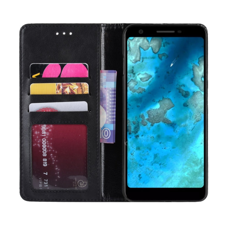 Magnetic Snap Retro Crazy Horse Texture Horizontal Flip Leather Case for Google Pixel 3 Lite XL, with Holder & Card Slots & Photo Frame My Store