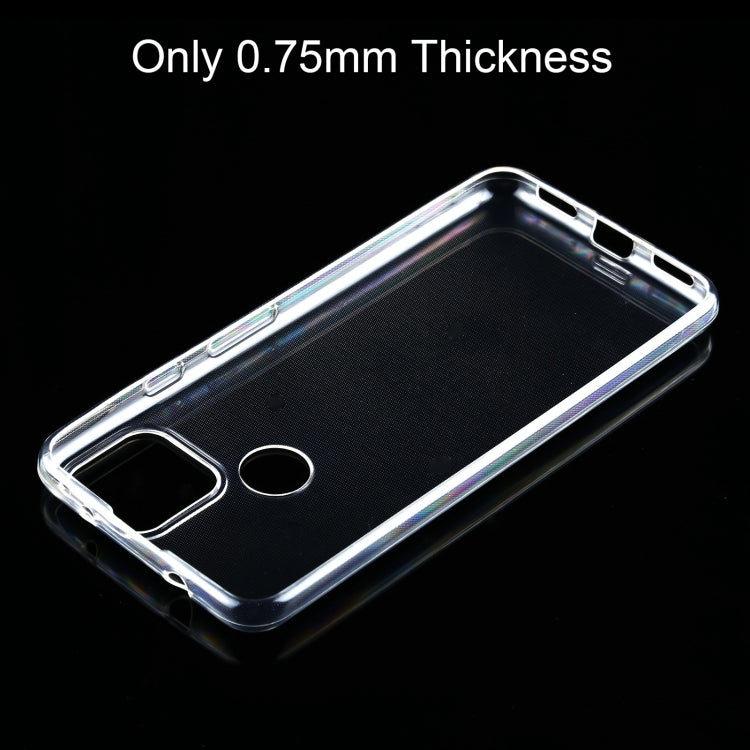 For Google Pixel 5A 5G 0.75mm Ultra-thin Transparent TPU Soft Protective Case My Store