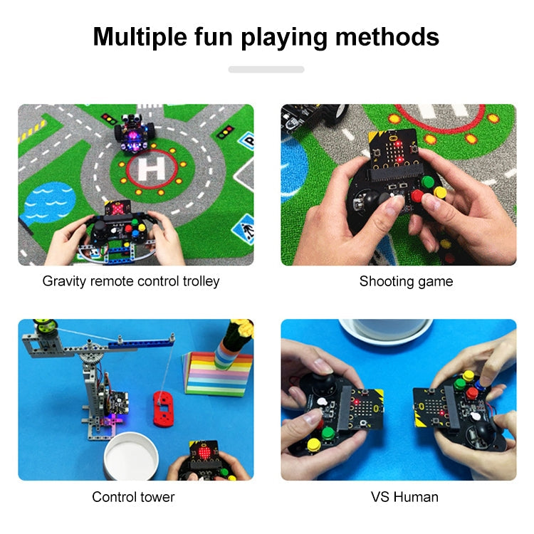 Yahboom Microbit  Basic Game Handle Board, Compatible with Micro:bit V2/1.5 Board, without Micro:bit V2/1.5 Board