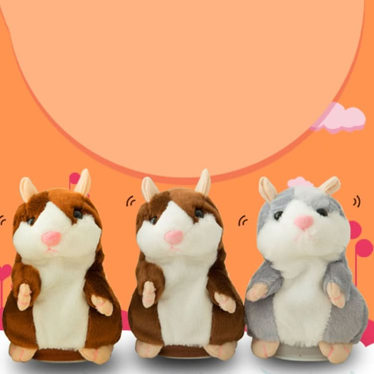 Educational Toys Cartoon Hamster Cute Become Sound Recording Voles Children Birthday Gift, Random Color Delivery, Size: 15*8*8cm Reluova