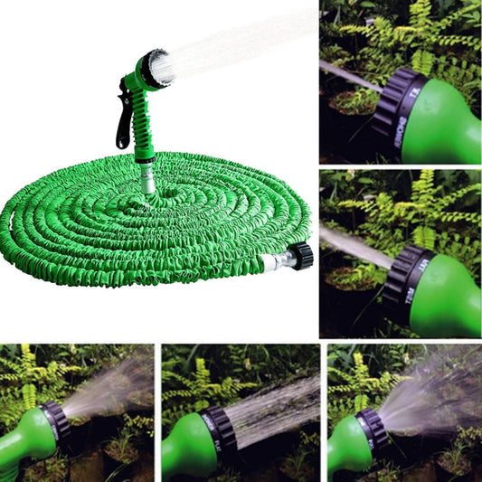 10-30m Telescopic Pipe Expandable Magic Flexible Garden Watering Hose with Spray Gun Set