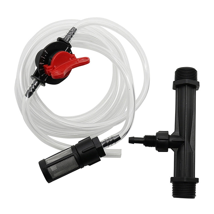 Venturi Fertilizer Applicator G3/4 Fertilizer and Filter Straw Kit with Six-point Connector My Store