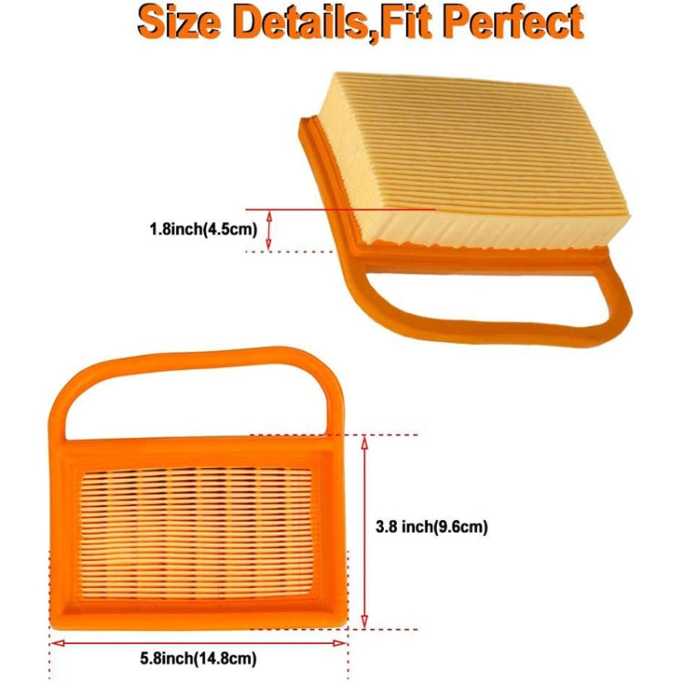 Air Filter Cleaner for Stihl TS410 420 480 500i Concrete Cutoff Chop Saw Replace 4238 141 0300 Stens 605-555 Rotary 12716 My Store