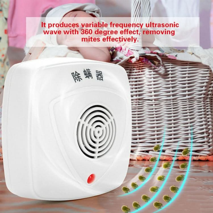 Household Wireless Ultrasonic Mites Removal Instrument Bed Vacuum Cleaner Mites Removal and Sterilization, US Plug Reluova