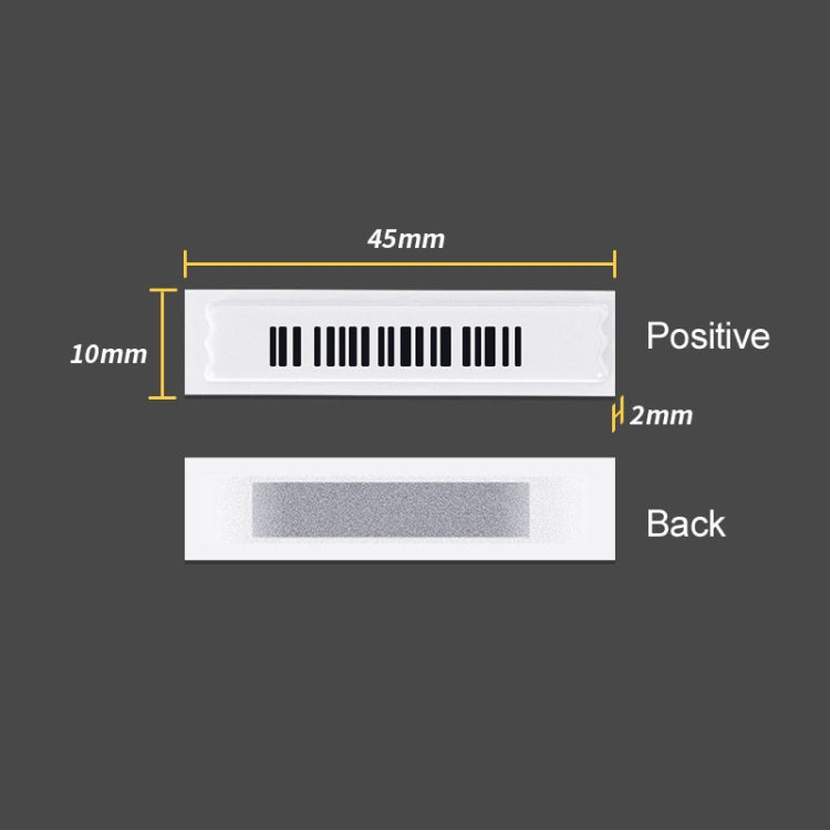 50pcs Barcode Type 58KHz Security Soft Sticker DR Label for EAS Anti theft System