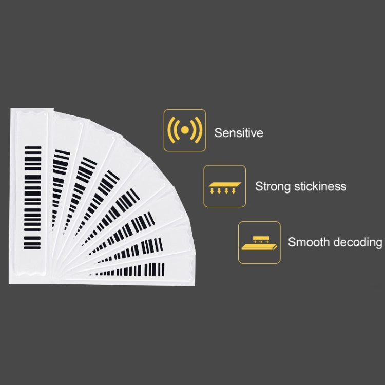 50pcs Barcode Type 58KHz Security Soft Sticker DR Label for EAS Anti theft System My Store