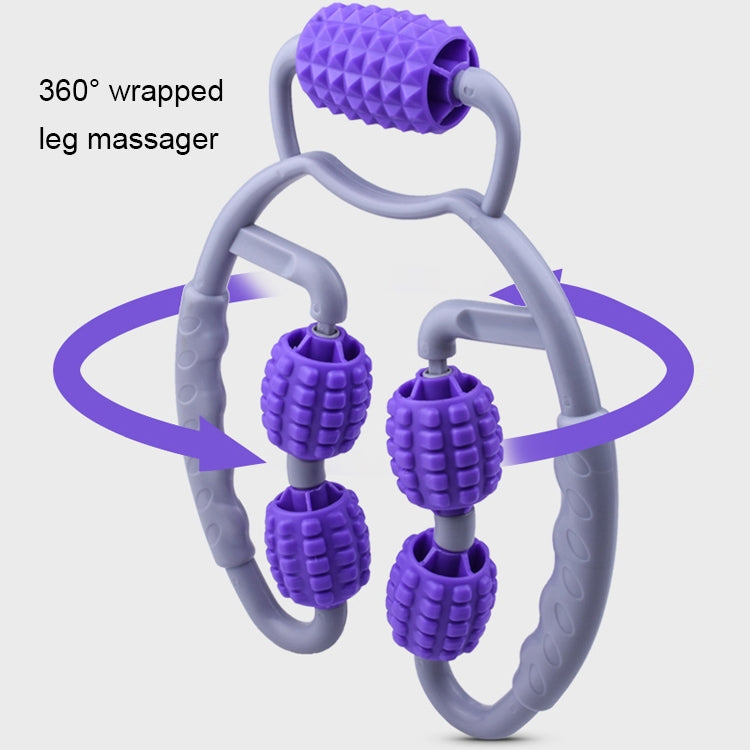 5-wheel Ring Roller Leg Massager, Specifications: Bagged-Reluova