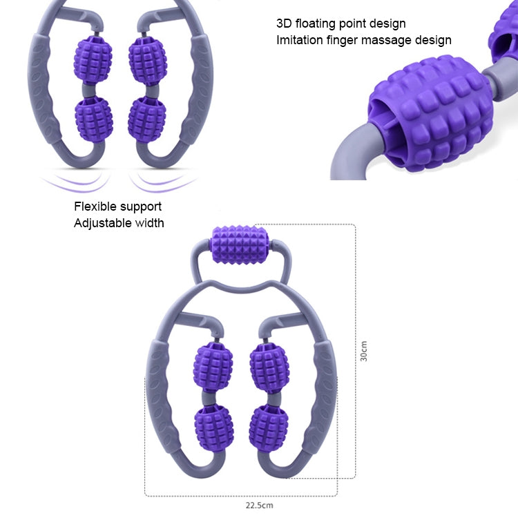 5-wheel Ring Roller Leg Massager, Specifications: Boxed-Reluova