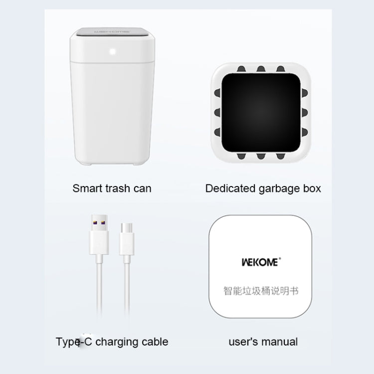 WK U01 Smart Trash Can, Capacity: 17L