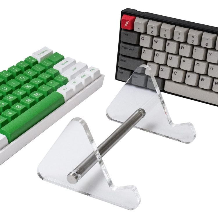 YX003-1 Single Layer Transparent Acrylic Detachable Keyboard Stand My Store