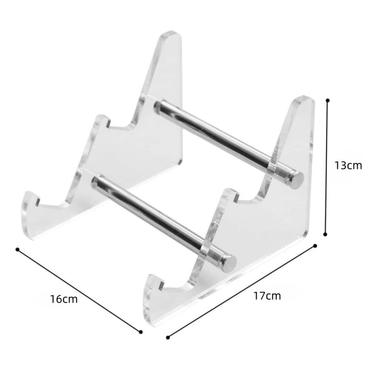 YX003-2 Double Layer Transparent Acrylic Detachable Keyboard Stand My Store