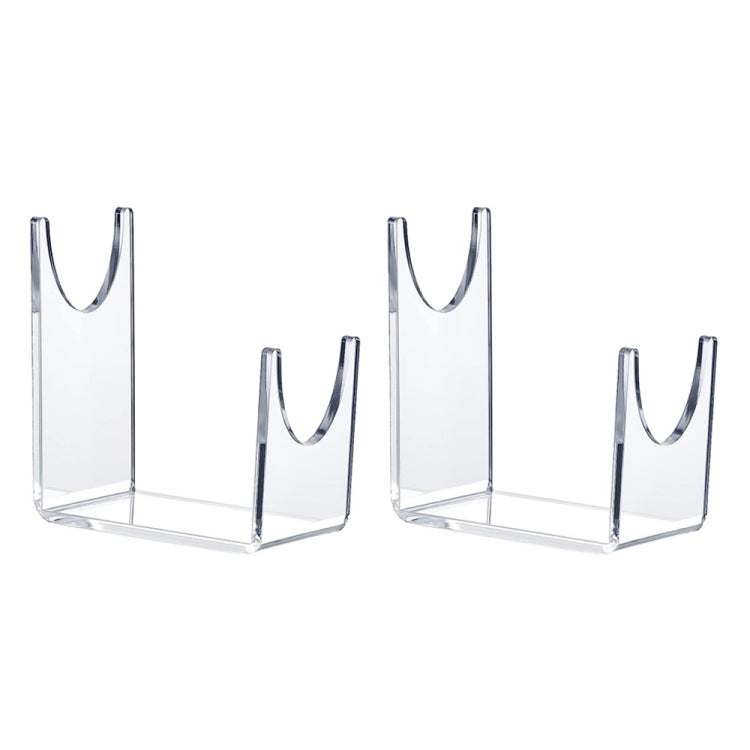 YX010 2 / Pack Transparent Acrylic Horn Display Stand