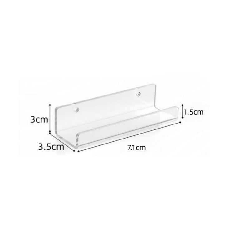 YX015 6 / Pack Acrylic Record Rack Wall Mounted CD Display Stand My Store