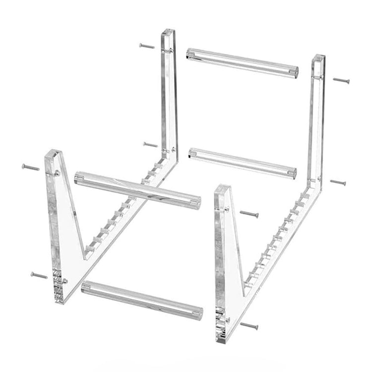 YX016 Acrylic Record Rack Desktop CD Display Stand