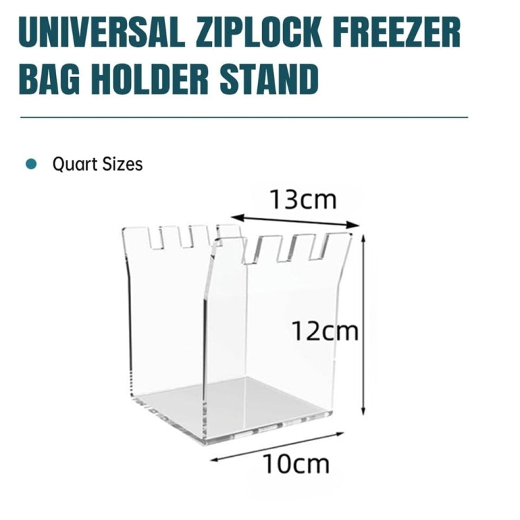 YX019-1 Small Acrylic Ziplock Bag Stand