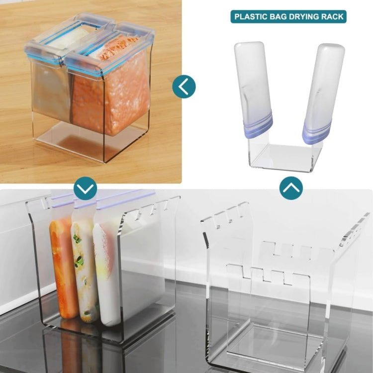 YX019-1 Small Acrylic Ziplock Bag Stand