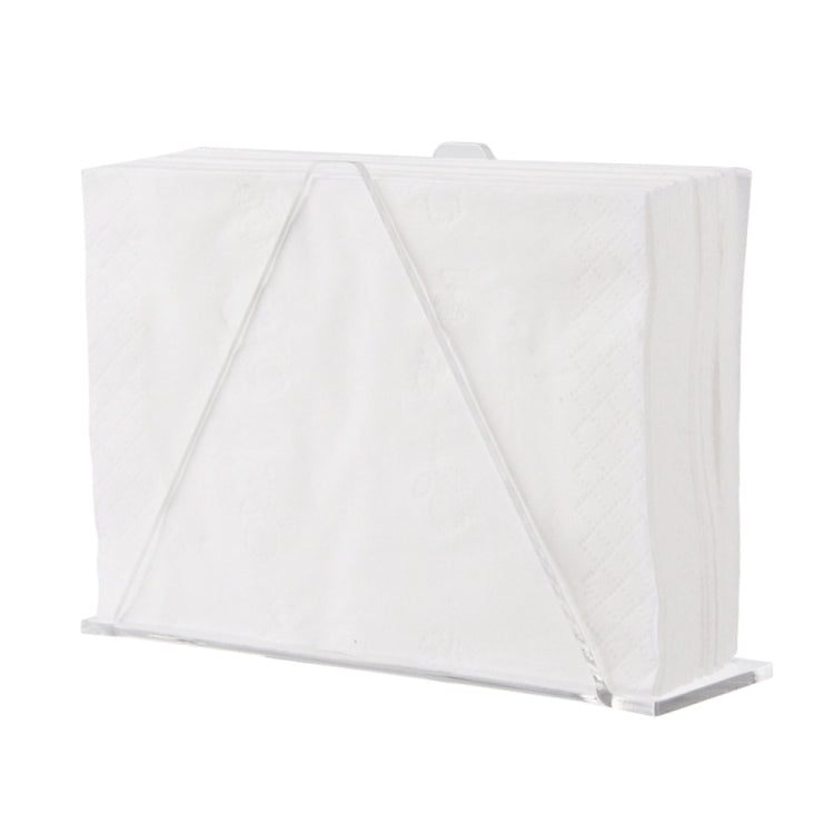 YX014-1 Acrylic Triangular Table Paper Towel Organizer