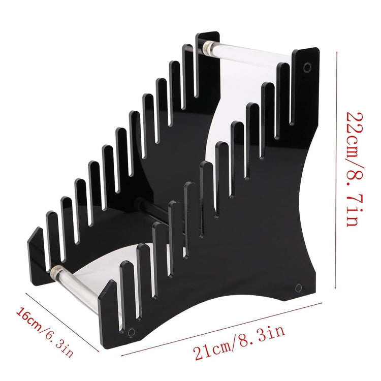 YX024 Acrylic Record Rack Desktop Book CD Display Stand Holder