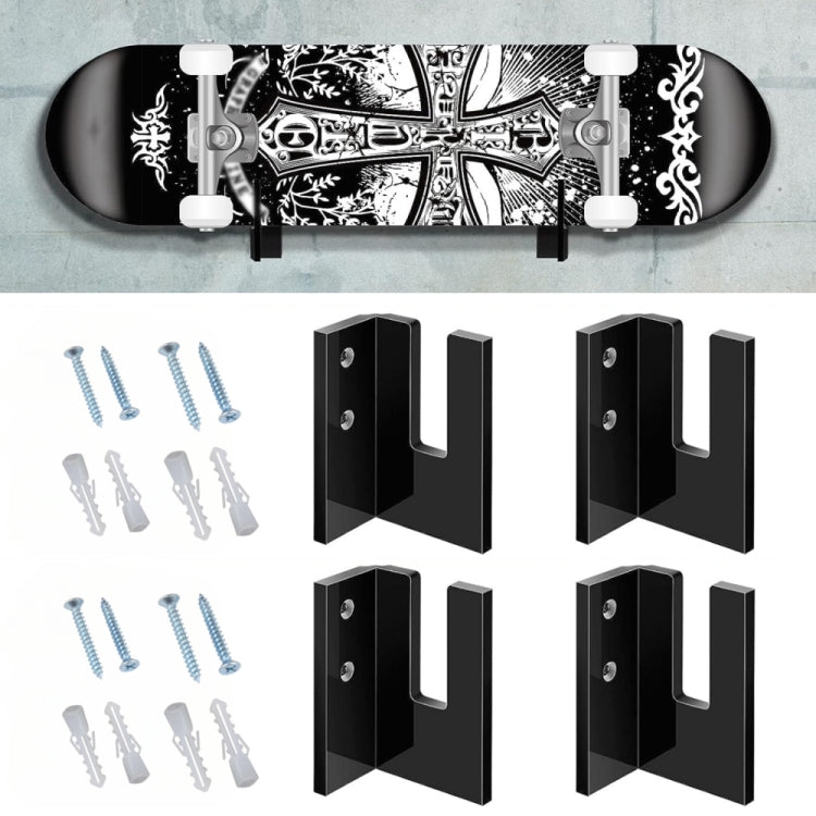 2 Pair YX028-2 Skateboard Wall-Mounted Display Holder