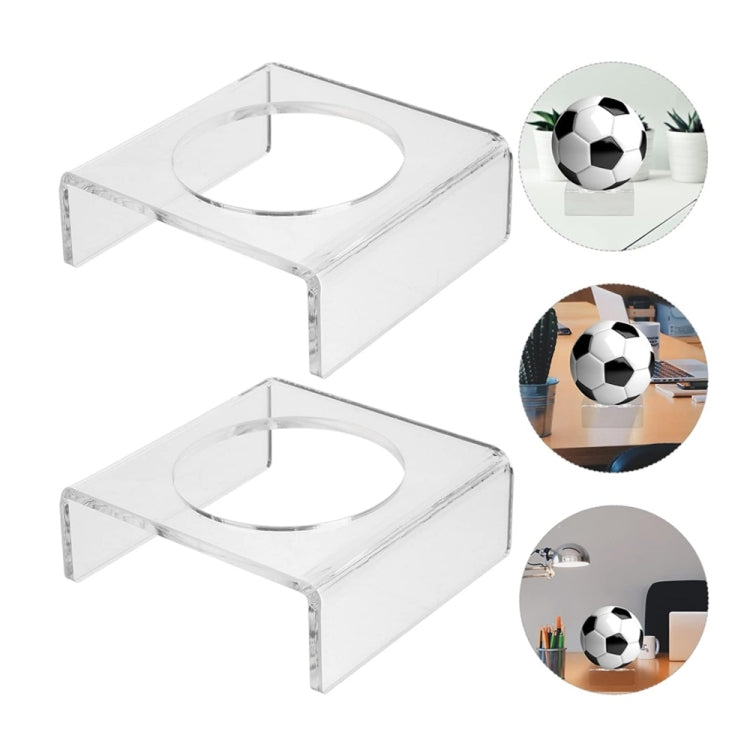 2pcs YX044 Acrylic Transparent Football Display Stand My Store