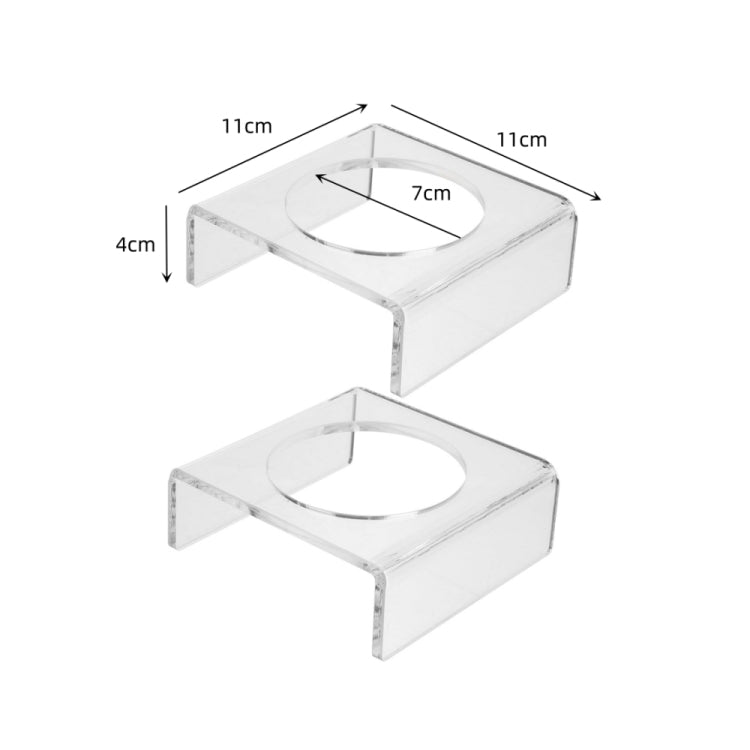 2pcs YX044 Acrylic Transparent Football Display Stand