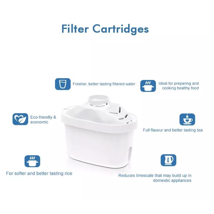 6 PCS Household Water Purifier Filter Element Kitchen Activated Carbon Filter Element-Reluova