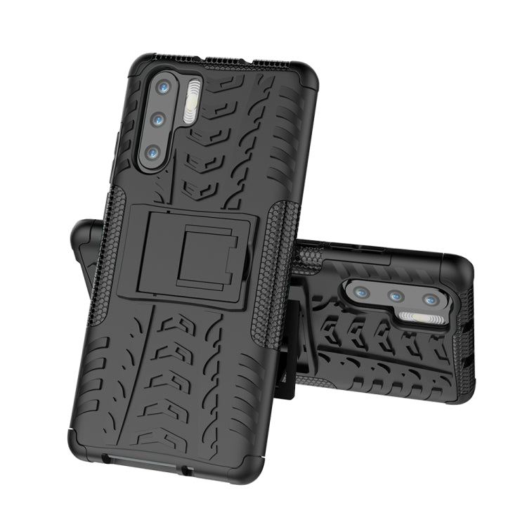 Tire Texture TPU+PC Shockproof Case for Huawei P30 Pro, with Holder