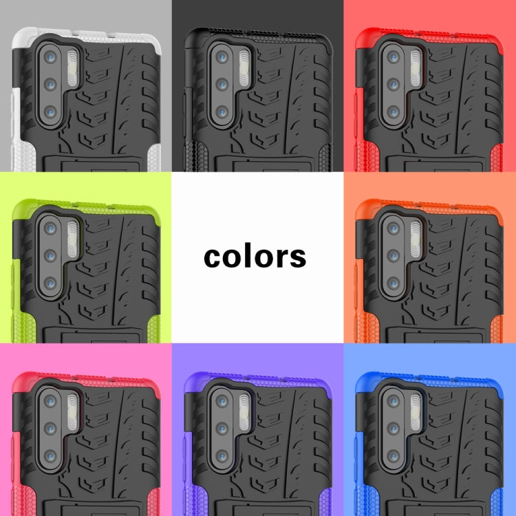 Tire Texture TPU+PC Shockproof Case for Huawei P30 Pro, with Holder My Store