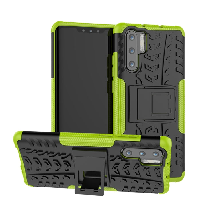 Tire Texture TPU+PC Shockproof Case for Huawei P30 Pro, with Holder My Store