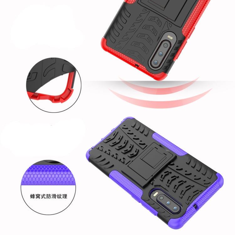 Tire Texture TPU+PC Shockproof Case for Huawei P30, with Holder