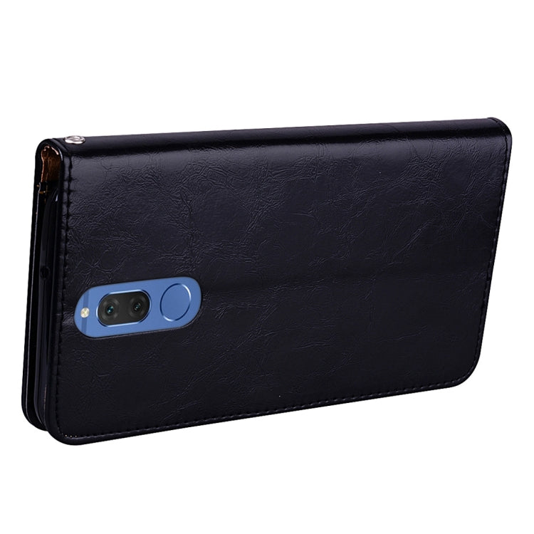 For Huawei Mate 10 Lite & Nova 2i Business Style Oil Wax Texture Horizontal Flip Leather Case with Holder & Card Slots & Wallet