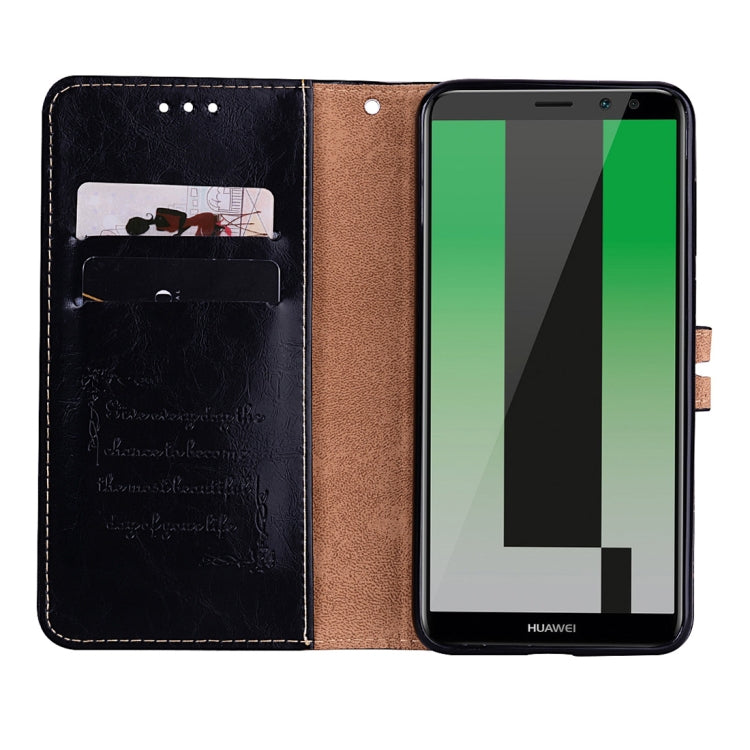 For Huawei Mate 10 Lite & Nova 2i Business Style Oil Wax Texture Horizontal Flip Leather Case with Holder & Card Slots & Wallet My Store