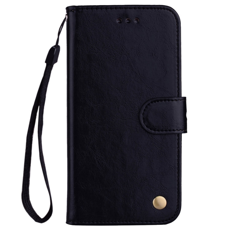 For Huawei Honor Play 7X Business Style Oil Wax Texture Horizontal Flip Leather Case with Holder & Card Slots & Wallet