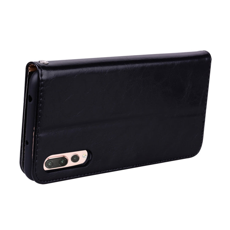 For Huawei P20 Pro Business Style Oil Wax Texture Horizontal Flip Leather Case with Holder & Card Slots & Wallet My Store