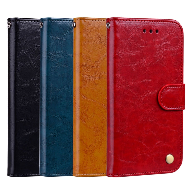 Business Style Oil Wax Texture Horizontal Flip Leather Case for Huawei Y5 (2018) / Y5 Prime (2018) / Honor 7A (Russian Version), with Holder & Card Slots & Wallet