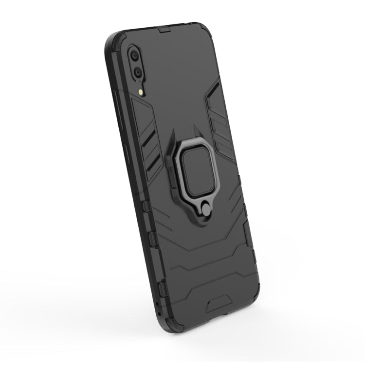 PC + TPU Shockproof Protective Case for Huawei  Enjoy 9, with Magnetic Ring Holder My Store