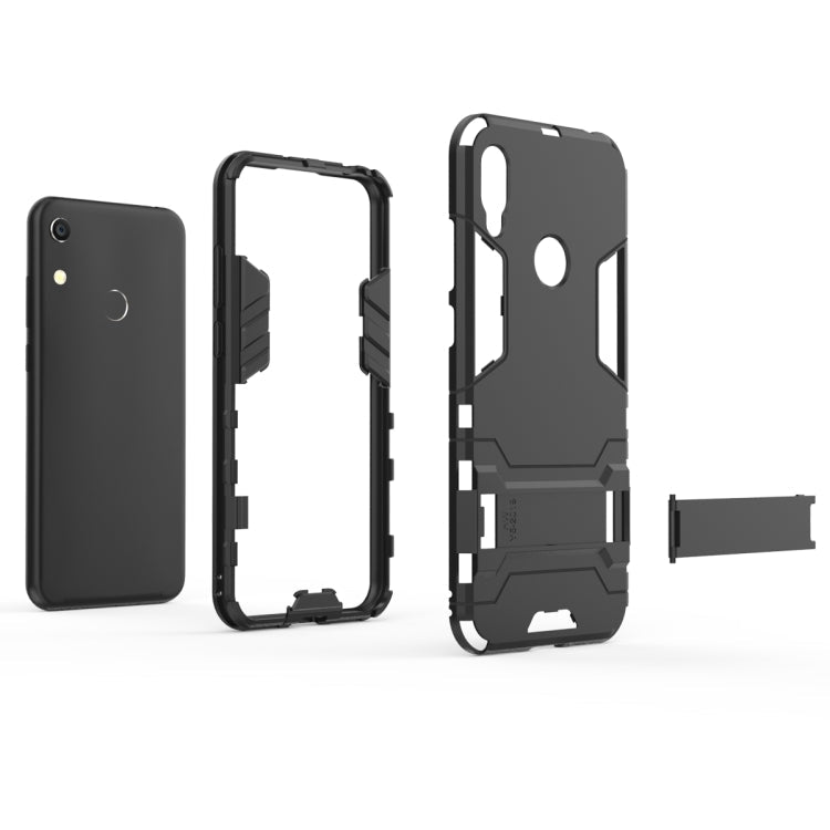 Shockproof PC + TPU Case for Huawei Y6 (2019), with Holder My Store