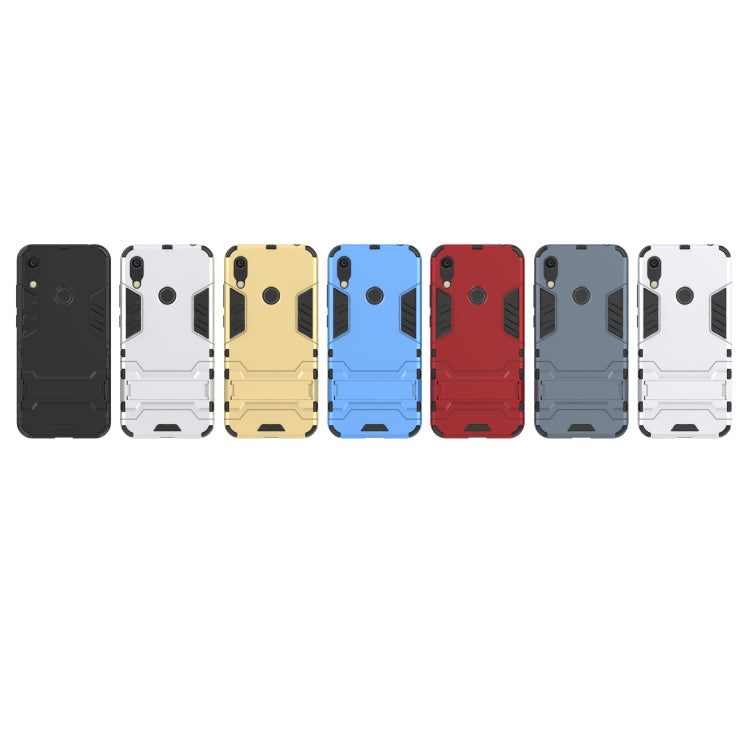 Shockproof PC + TPU Case for Huawei Y6 (2019), with Holder My Store