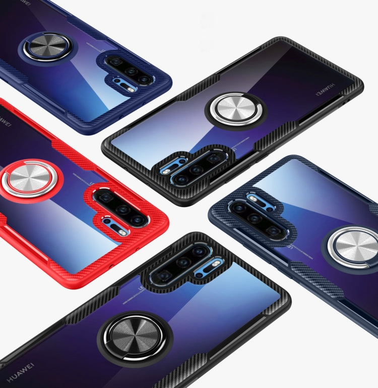 Scratchproof TPU + Acrylic Ring Bracket Protective Case for Huawei P30 Pro My Store