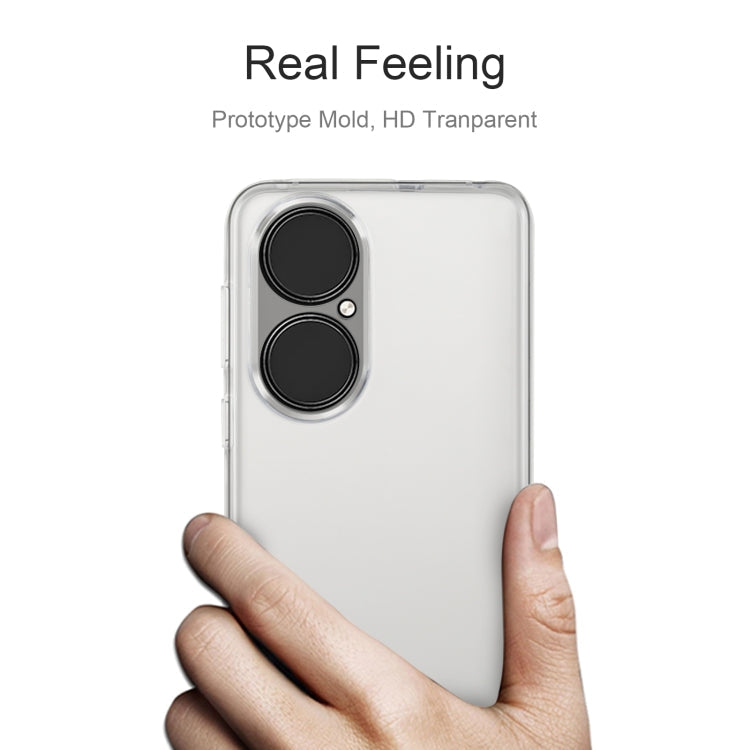 For Huawei P50 0.75mm Ultra-thin Transparent TPU Soft Protective Case