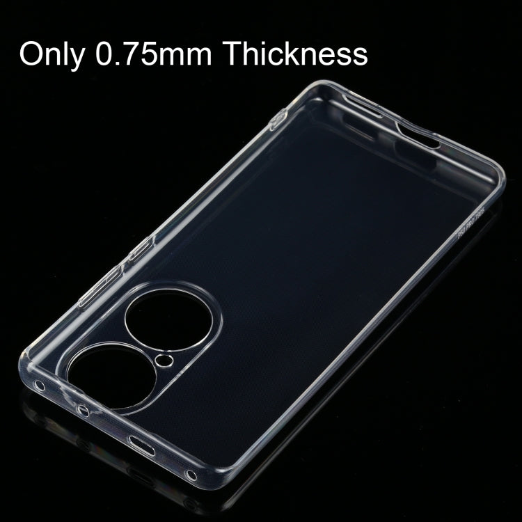 For Huawei P50 Pro 0.75mm Ultra-thin Transparent TPU Soft Protective Case My Store