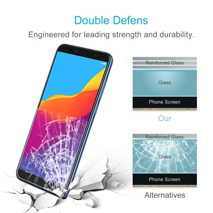 2 PCS 0.26mm 9H 2.5D Tempered Glass Film for Huawei Honor 7A-Reluova