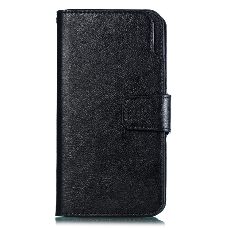 Multifunctional Litchi Texture Horizontal Flip Leather Case for Huawei P20 Lite, with Nine Card Slot & Holder & Wallet