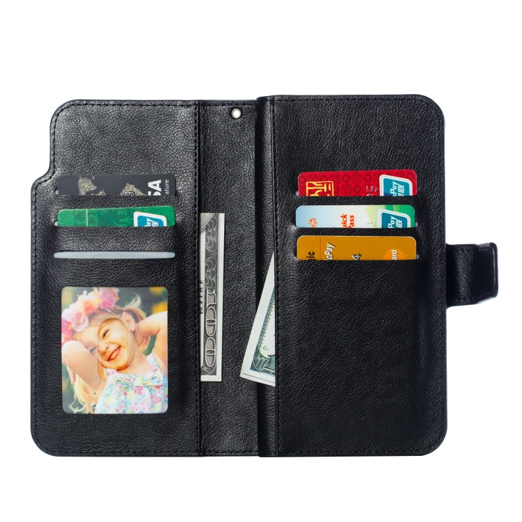 Multifunctional Litchi Texture Horizontal Flip Leather Case for Huawei P20 Lite, with Nine Card Slot & Holder & Wallet My Store