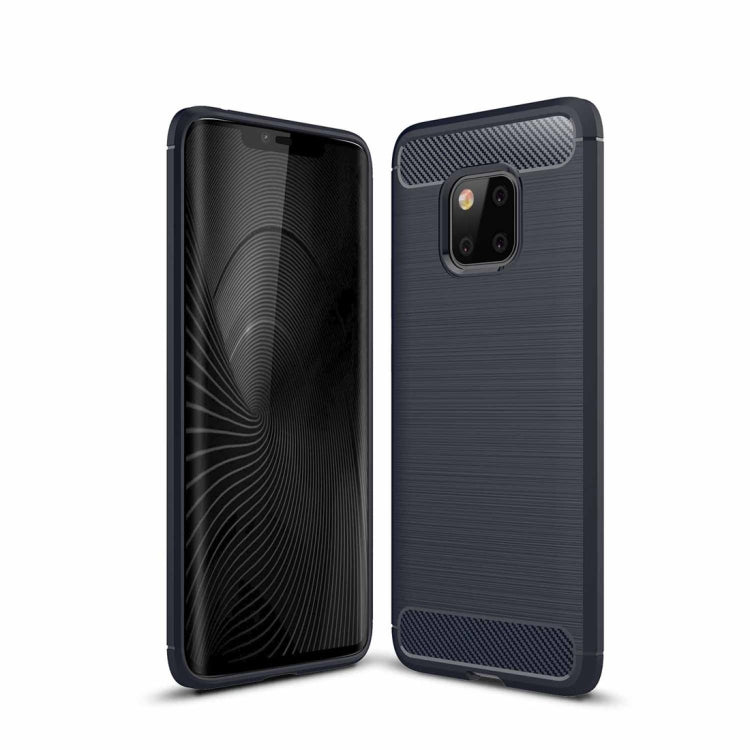 Brushed Texture Carbon Fiber Shockproof TPU Case for Huawei Mate 20 Pro My Store