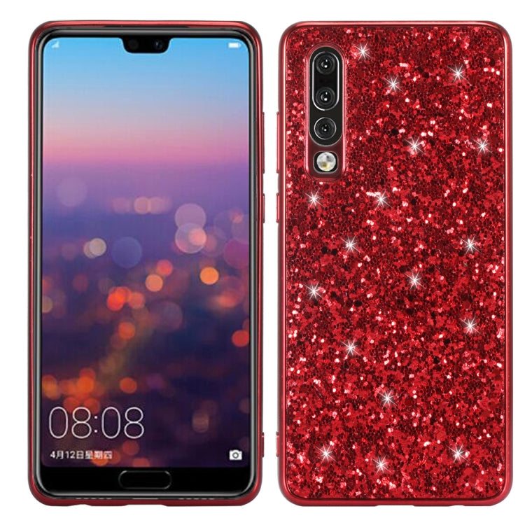 Glitter Powder Shockproof TPU Case for Huawei P30