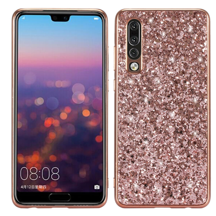 Glitter Powder Shockproof TPU Case for Huawei P30