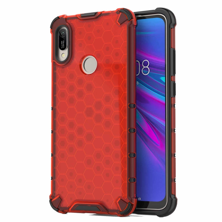 Honeycomb Shockproof PC + TPU Case for Huawei Y6(2019)