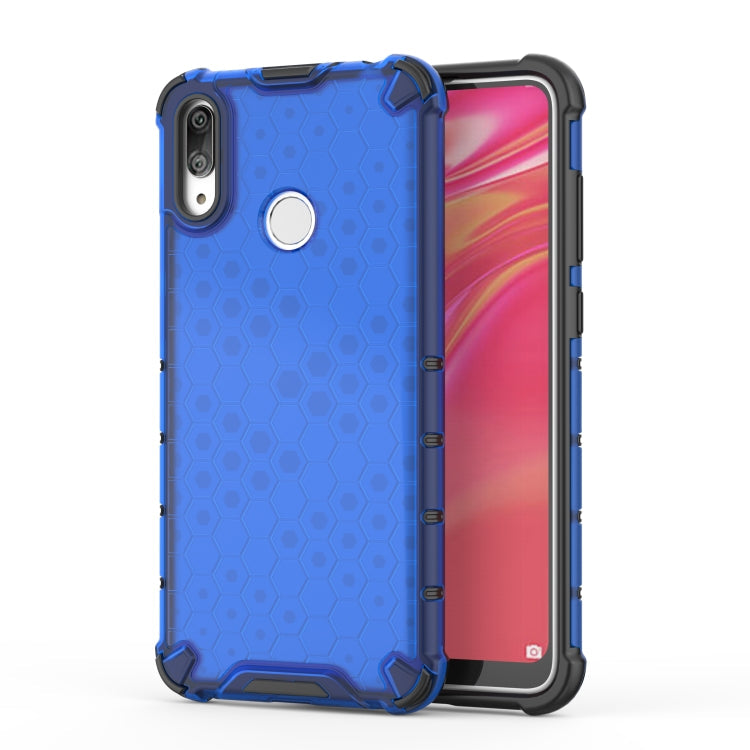 Honeycomb Shockproof PC + TPU Case for Huawei Y7(2019)