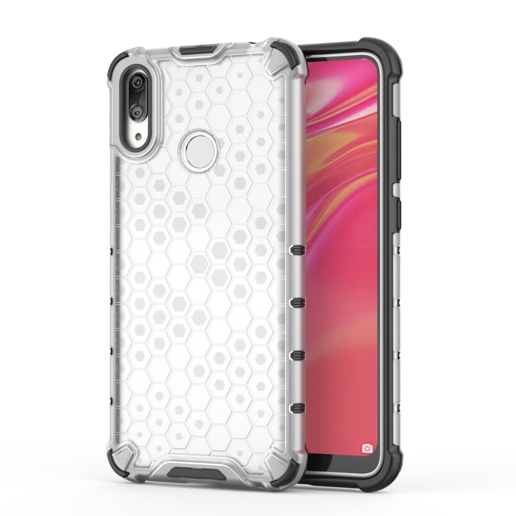 Honeycomb Shockproof PC + TPU Case for Huawei Y7(2019)